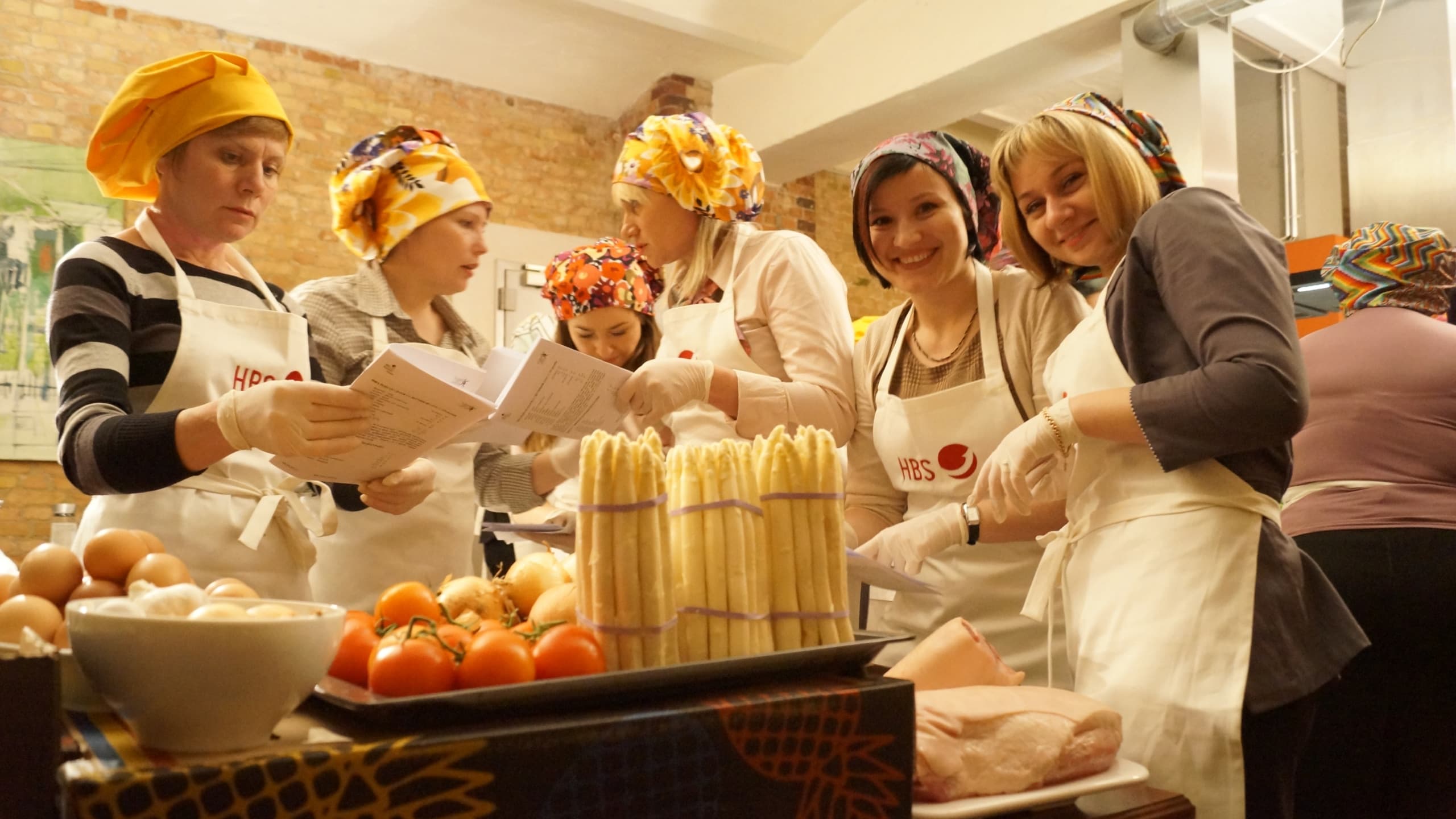 Live-Kochen und strategische Planung