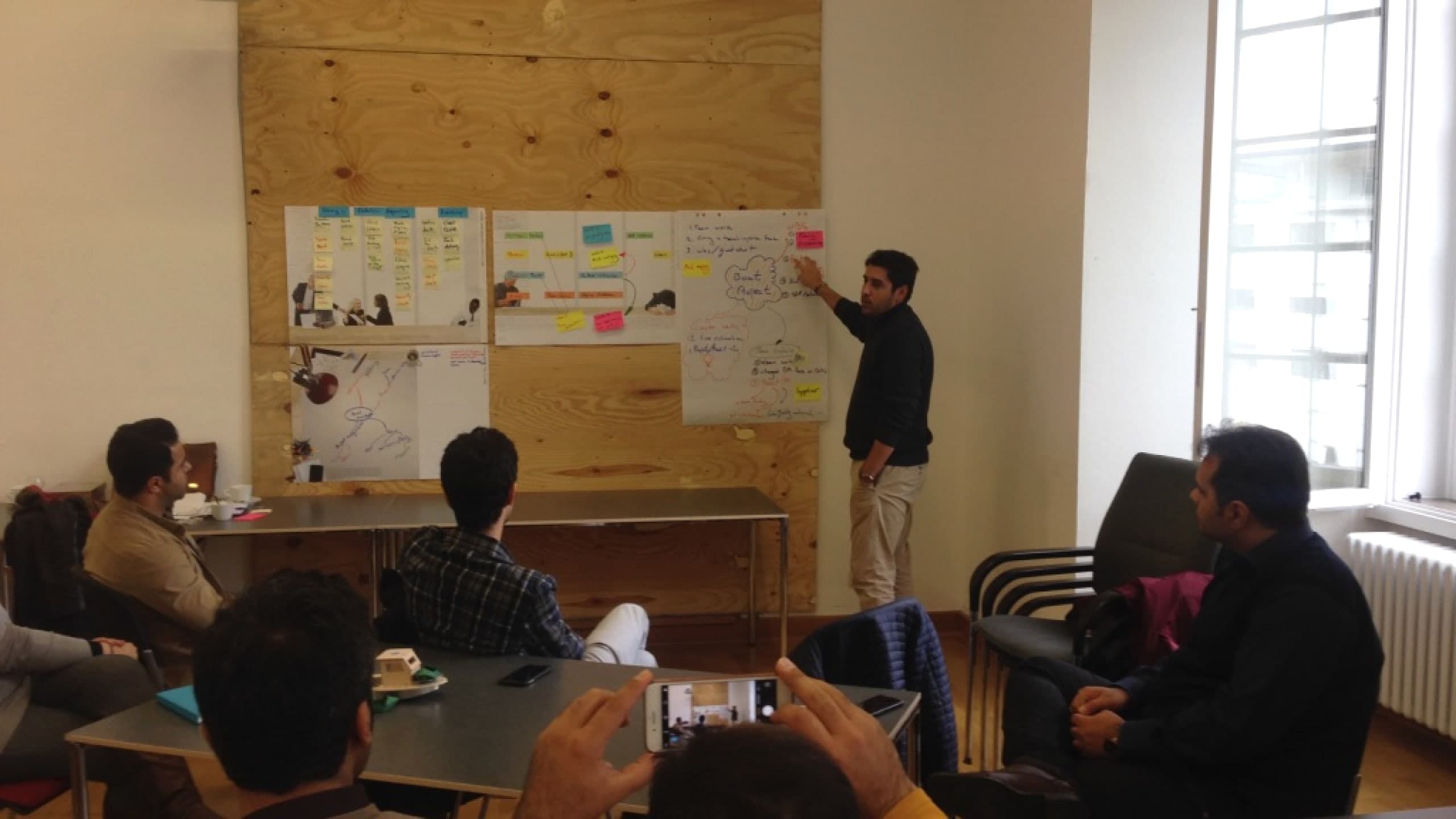 Workshop und Zusammenarbeit im Team